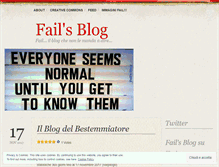 Tablet Screenshot of failb.wordpress.com