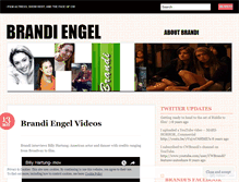 Tablet Screenshot of brandiengel.wordpress.com