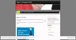 Desktop Screenshot of phoenixprom.wordpress.com