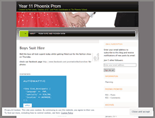 Tablet Screenshot of phoenixprom.wordpress.com