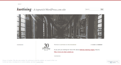 Desktop Screenshot of kurtising.wordpress.com