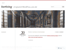 Tablet Screenshot of kurtising.wordpress.com