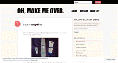 Desktop Screenshot of ohmakemeoverxo.wordpress.com