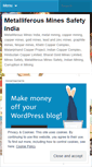 Mobile Screenshot of minessafety.wordpress.com