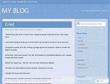 Tablet Screenshot of melodypoemreality.wordpress.com