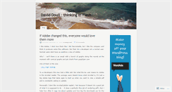 Desktop Screenshot of daviddoull.wordpress.com