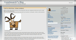 Desktop Screenshot of cwsetiawan67.wordpress.com