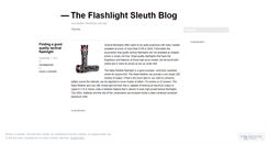 Desktop Screenshot of flashlightsleuth.wordpress.com