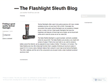 Tablet Screenshot of flashlightsleuth.wordpress.com