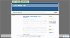 Desktop Screenshot of esportesdeaaz.wordpress.com