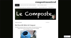 Desktop Screenshot of compostemontreal.wordpress.com