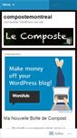 Mobile Screenshot of compostemontreal.wordpress.com