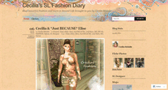 Desktop Screenshot of ceciliasfashion.wordpress.com