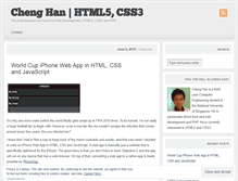 Tablet Screenshot of iamchenghan.wordpress.com