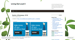 Desktop Screenshot of livingoutloud3.wordpress.com