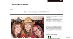 Desktop Screenshot of createsomerset.wordpress.com