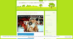 Desktop Screenshot of lasamericas3.wordpress.com