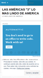 Mobile Screenshot of lasamericas3.wordpress.com