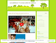 Tablet Screenshot of lasamericas3.wordpress.com