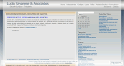 Desktop Screenshot of estudioluciasavareseyasoc.wordpress.com