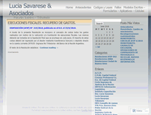 Tablet Screenshot of estudioluciasavareseyasoc.wordpress.com