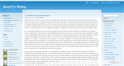 Desktop Screenshot of genej313.wordpress.com