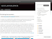 Tablet Screenshot of gcclaviolence.wordpress.com