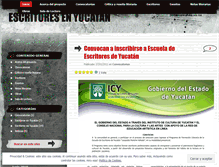 Tablet Screenshot of escritoresenyucatan.wordpress.com