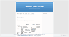 Desktop Screenshot of gerransparishnews.wordpress.com