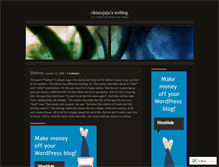 Tablet Screenshot of chiarajaja.wordpress.com