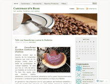 Tablet Screenshot of cafeysalud.wordpress.com