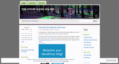 Desktop Screenshot of discgolfdude.wordpress.com