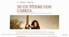 Desktop Screenshot of niuntitereconcabeza.wordpress.com