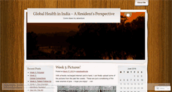 Desktop Screenshot of globalhealthindia.wordpress.com
