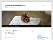 Tablet Screenshot of jualbelimobilbekasdanbaru.wordpress.com