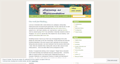 Desktop Screenshot of learningasrepresentation.wordpress.com