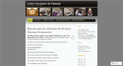 Desktop Screenshot of centrodiocesano.wordpress.com