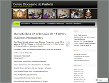 Tablet Screenshot of centrodiocesano.wordpress.com