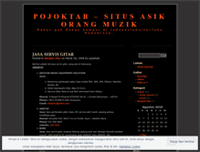Tablet Screenshot of pojoktab.wordpress.com