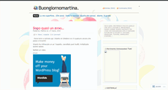 Desktop Screenshot of buongiornomartina.wordpress.com