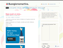 Tablet Screenshot of buongiornomartina.wordpress.com