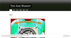 Desktop Screenshot of jazzmarket.wordpress.com