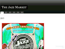 Tablet Screenshot of jazzmarket.wordpress.com