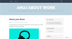 Desktop Screenshot of anujaboutwork.wordpress.com