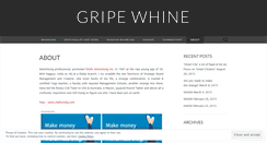 Desktop Screenshot of gripewhine.wordpress.com