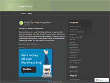 Tablet Screenshot of designcontest.wordpress.com