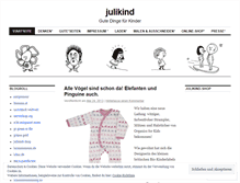 Tablet Screenshot of julikinder.wordpress.com