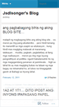 Mobile Screenshot of jsdlsonger.wordpress.com