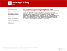 Tablet Screenshot of jsdlsonger.wordpress.com