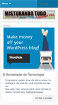 Mobile Screenshot of misturandotudodeumavez.wordpress.com